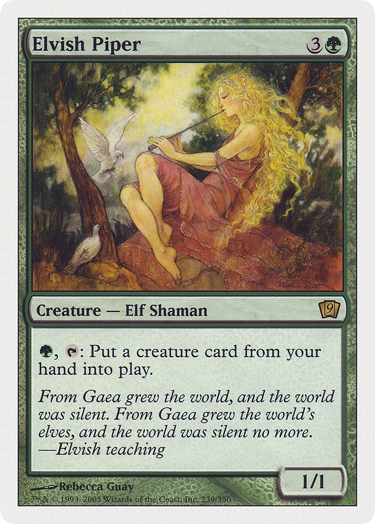Elvish Piper (9ED-239) - Ninth Edition