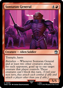 Sontaran General⁣ - Universes Beyond: Doctor Who⁣ (Uncommon)⁣ [96]