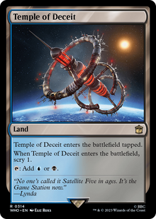 Temple of Deceit⁣ - Universes Beyond: Doctor Who⁣ (Rare)⁣ [314]