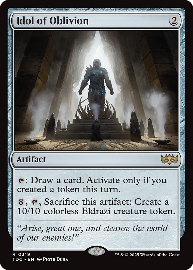 Idol of Oblivion (TDC-319) - Commander: Tarkir: Dragonstorm