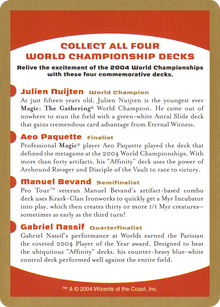 2004 World Championships Ad (WCD-) - World Championship Decks 2004