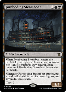 Foreboding Steamboat⁣ - Commander: Murders at Karlov Manor⁣ (Rare)⁣ [28]