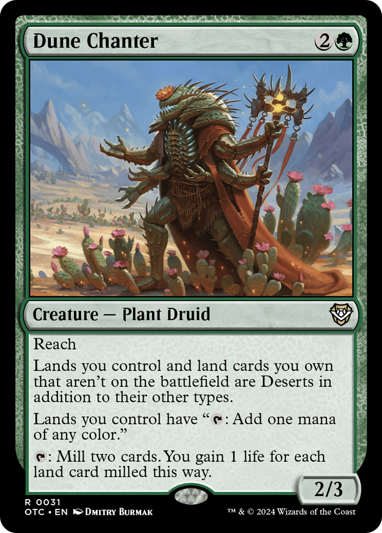 Dune Chanter⁣ - Commander: Outlaws of Thunder Junction⁣ (Rare)⁣ [31]