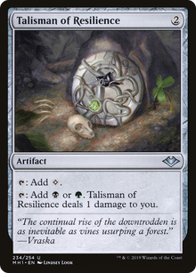 Talisman of Resilience (MH1-234) - Modern Horizons Foil