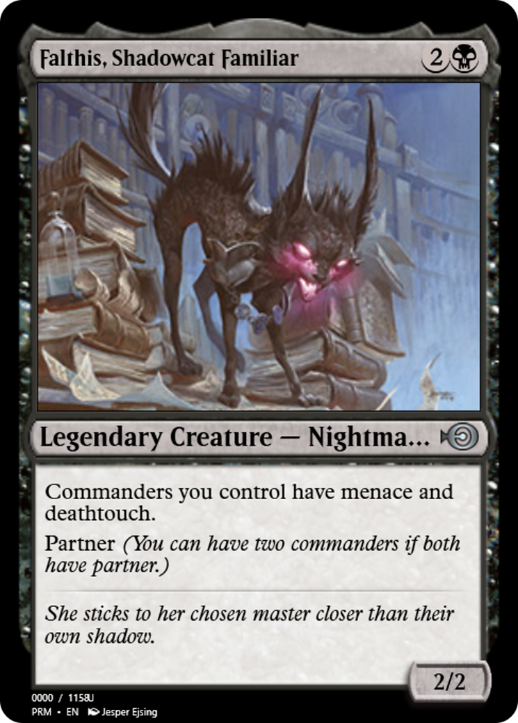 Falthis, Shadowcat Familiar (PRM-86250) - Magic Online Promos