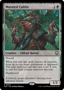 Mutated Cultist⁣ - Commander: Modern Horizons 3⁣ (Rare)⁣ [53]
