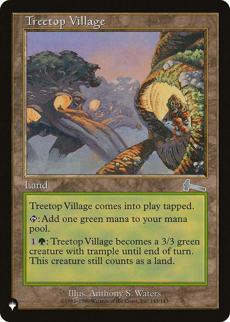 Treetop Village (LIST-143/143) - The List