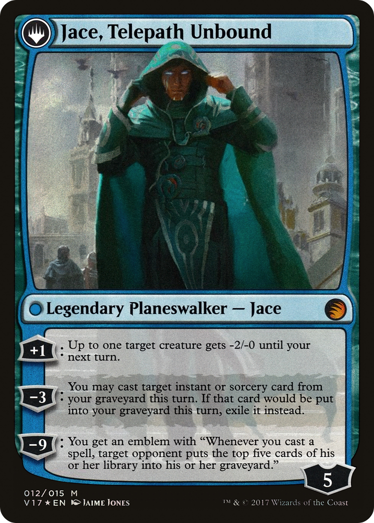 Jace, Vryn's Prodigy (V17-012) - From the Vault: Transform: (originpwdfc) Foil