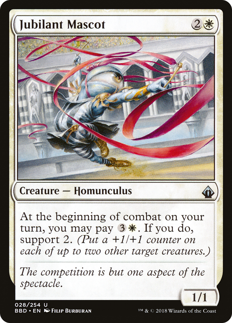Jubilant Mascot (BBD-028) - Battlebond Foil