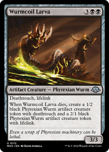 Wurmcoil Larva⁣ - Modern Horizons 3⁣ (Uncommon)⁣ [112]