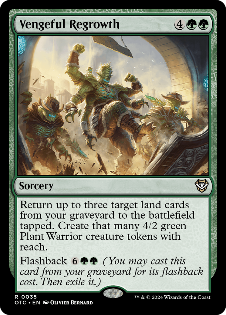 Vengeful Regrowth⁣ - Commander: Outlaws of Thunder Junction⁣ (Rare)⁣ [35]