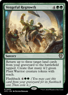 Vengeful Regrowth⁣ - Commander: Outlaws of Thunder Junction⁣ (Rare)⁣ [35]