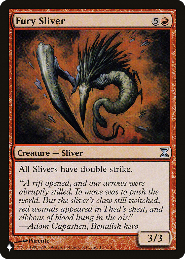 Fury Sliver (LIST-TSP-157) - The List
