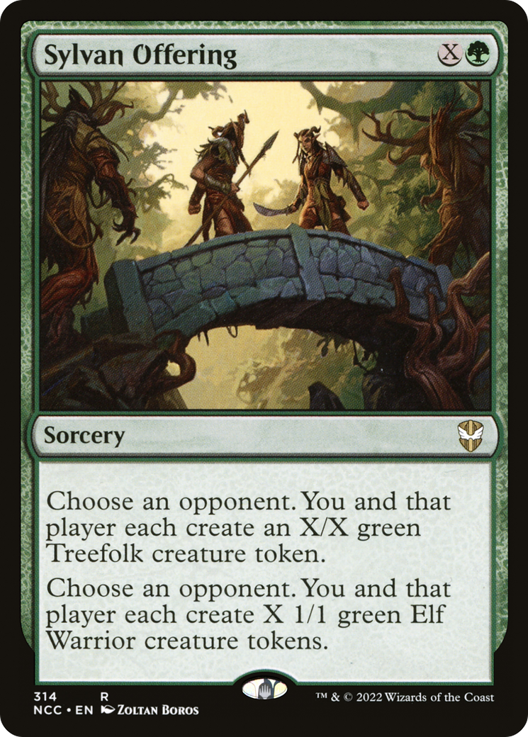Sylvan Offering⁣ - Commander: Streets of New Capenna⁣ (Rare)⁣ [314]