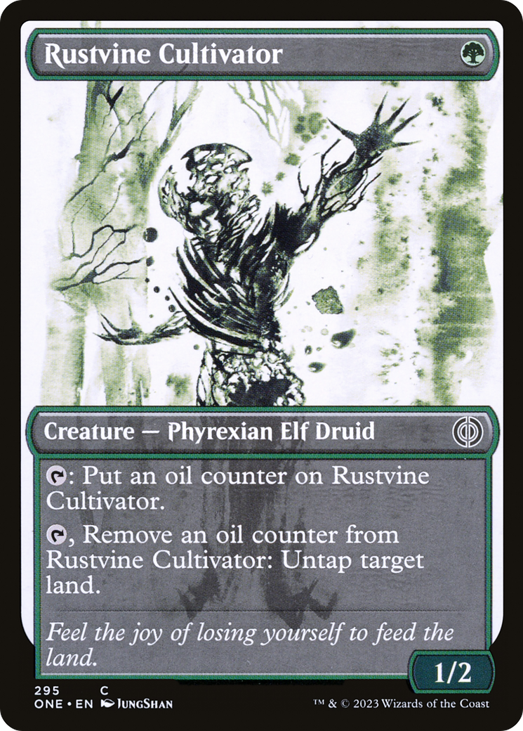 Rustvine Cultivator (V.1)⁣ - Phyrexia: All Will Be One: Extras⁣ (Common)⁣ [295]