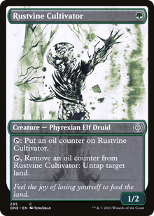 Rustvine Cultivator (V.1)⁣ - Phyrexia: All Will Be One: Extras⁣ (Common)⁣ [295]