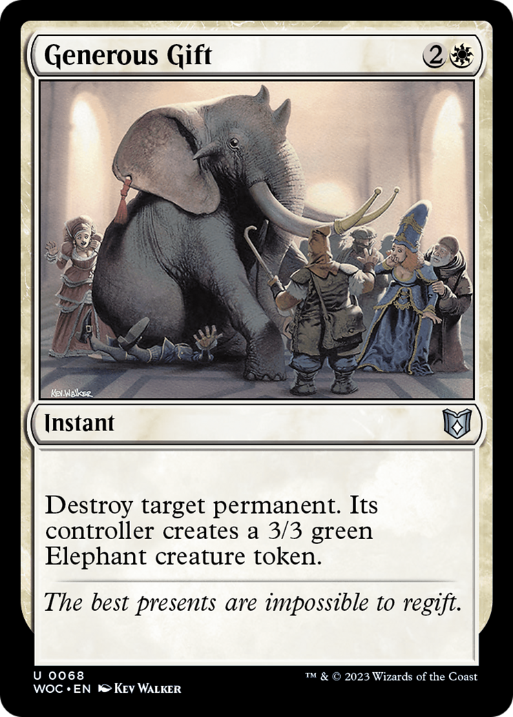 Generous Gift (WOC-068) - Wilds of Eldraine Commander