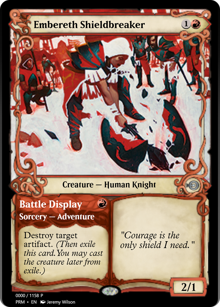 Embereth Shieldbreaker // Battle Display (PRM-78774) - Magic Online Promos Foil
