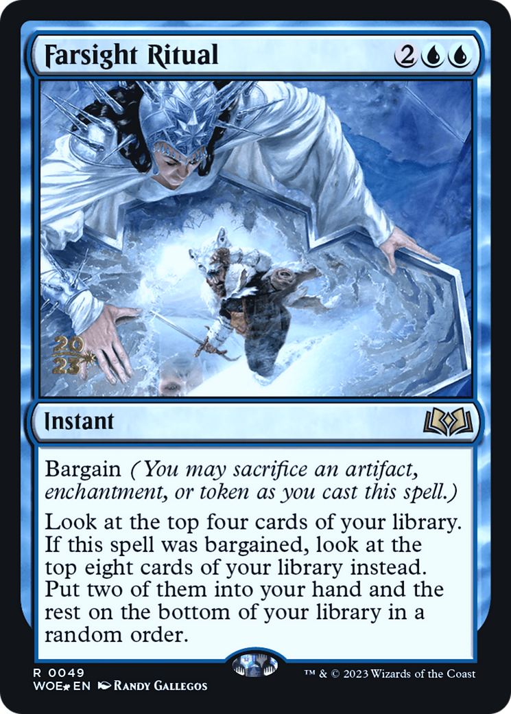 Farsight Ritual (PRE-49S) - Wilds of Eldraine Promos Foil