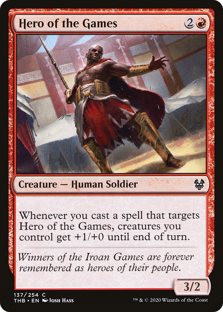 Hero of the Games⁣ - Theros Beyond Death⁣ (Common)⁣ [137]