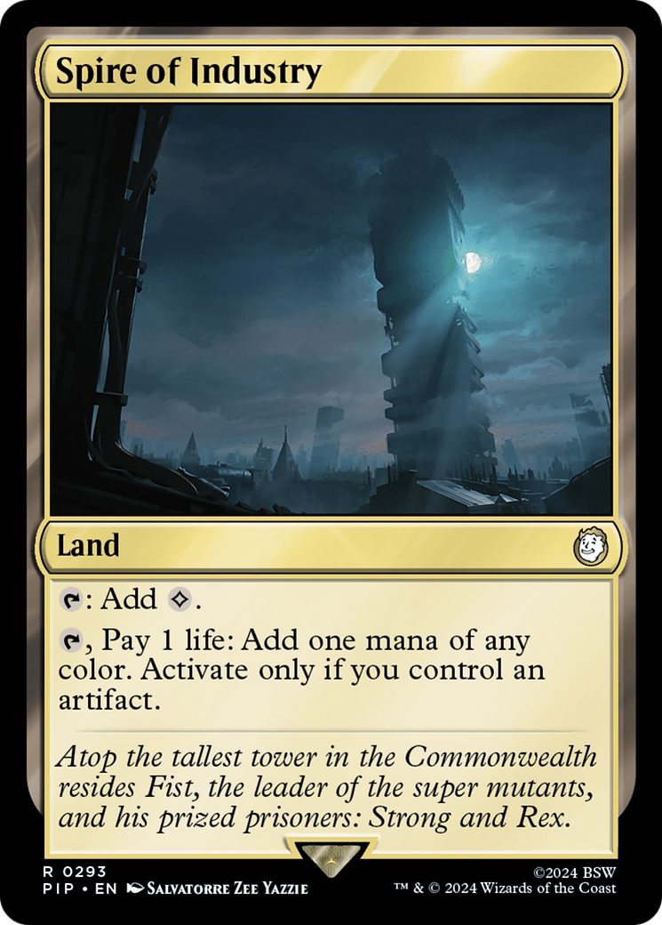 Spire of Industry⁣ - Universes Beyond: Fallout⁣ (Rare)⁣ [293]