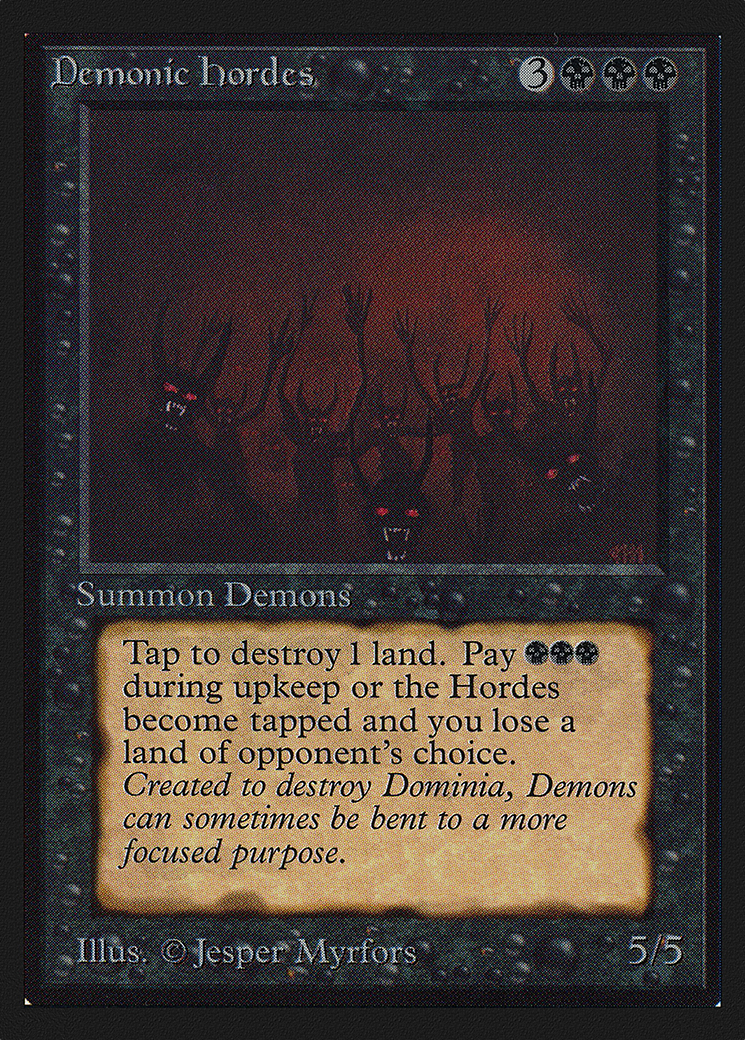 Demonic Hordes (CE) (CED-104) - Collectors' Edition