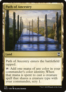 Path of Ancestry⁣ - Commander: Streets of New Capenna⁣ (Common)⁣ [419]