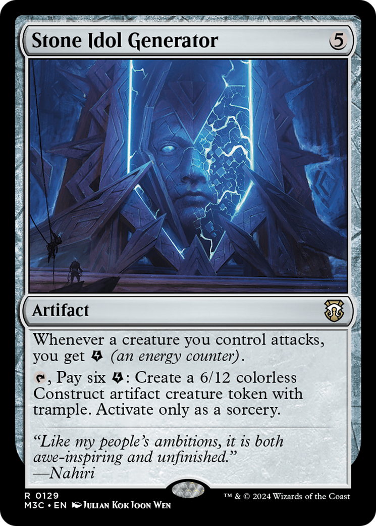 Stone Idol Generator⁣ - Commander: Modern Horizons 3⁣ (Rare)⁣ [129]