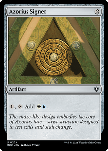 Azorius Signet⁣ - Commander: Murders at Karlov Manor⁣ (Uncommon)⁣ [224]