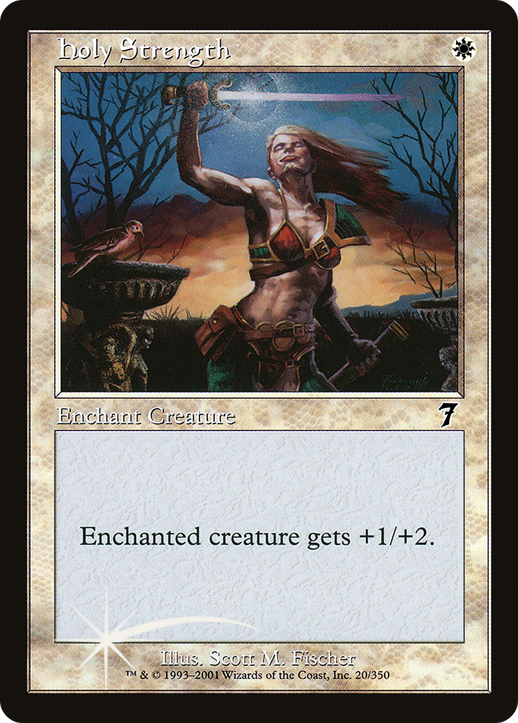 Holy Strength (7ED-20★) - Seventh Edition Foil