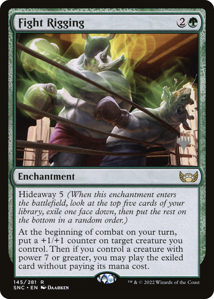Fight Rigging (PPSNC-145P) - Streets of New Capenna Promos Foil