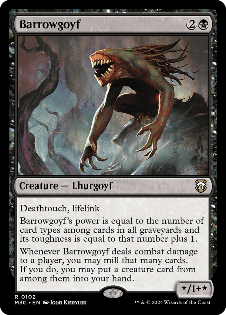 Barrowgoyf⁣ - Commander: Modern Horizons 3⁣ (Rare)⁣ [102]