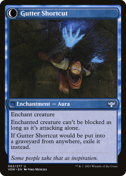 Gutter Skulker (VOW-062) - Innistrad: Crimson Vow: (Double Faced Transform) Foil