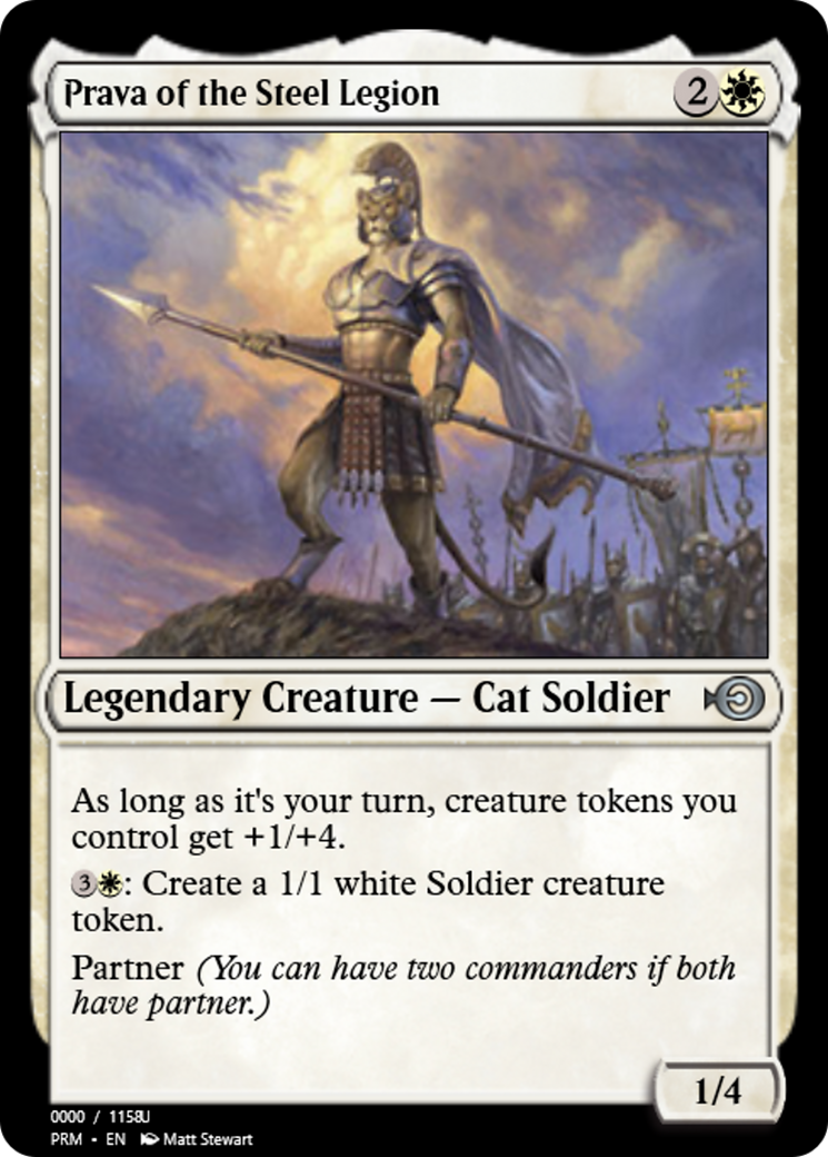 Prava of the Steel Legion (PRM-86230) - Magic Online Promos Foil
