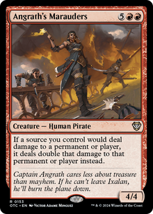 Angrath's Marauders⁣ - Commander: Outlaws of Thunder Junction⁣ (Rare)⁣ [153]