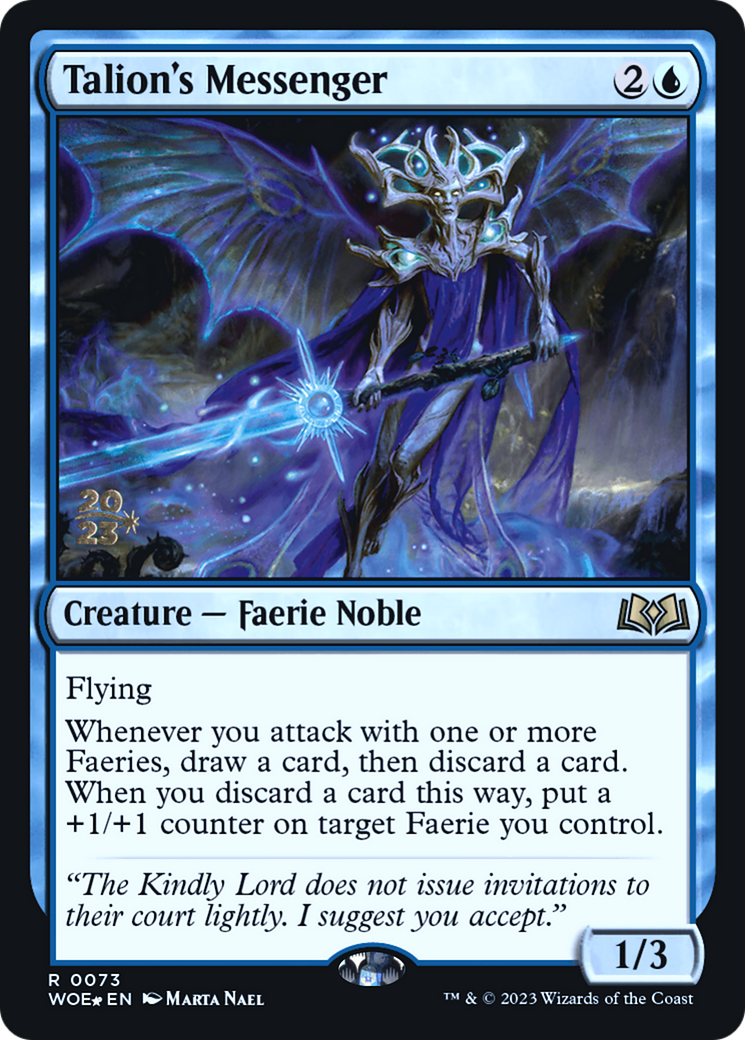 Talion's Messenger (PRE-73S) - Wilds of Eldraine Promos Foil