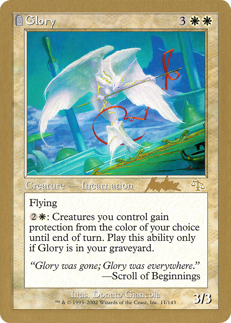 Glory - 2002 Brian Kibler (JUD) (WCD-) - World Championship Decks 2002