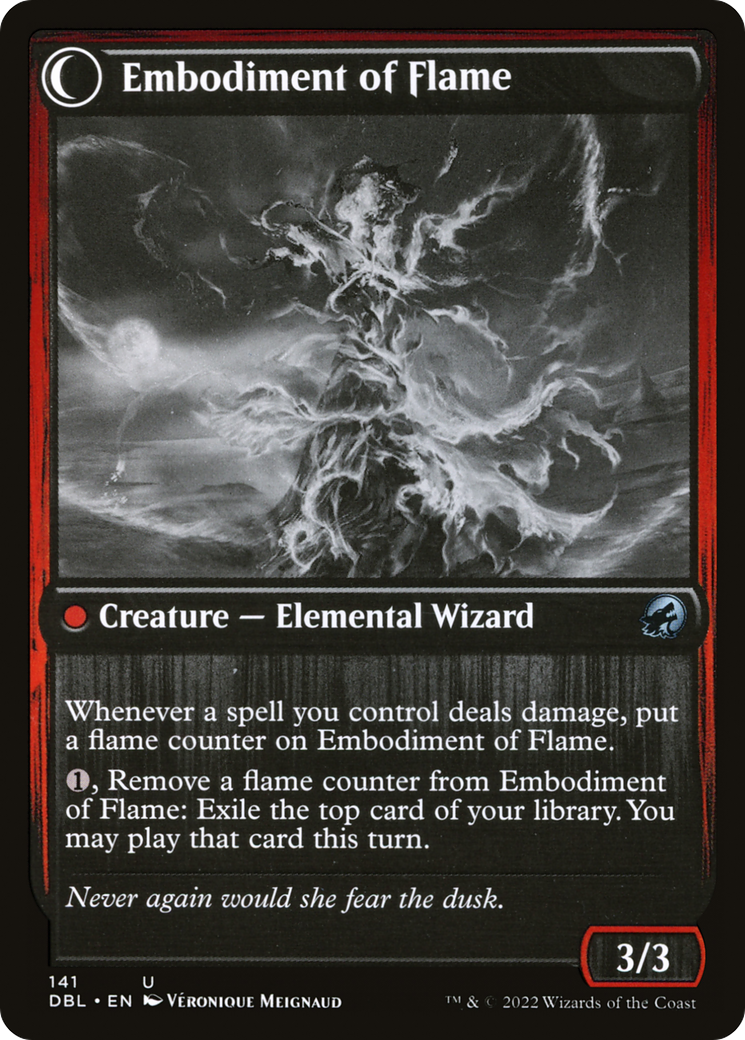 Flame Channeler (DBL-141) - Innistrad: Double Feature: (Double Faced Transform) Foil
