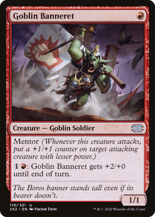 Goblin Banneret⁣ - Double Masters 2022⁣ (Uncommon)⁣ [110]