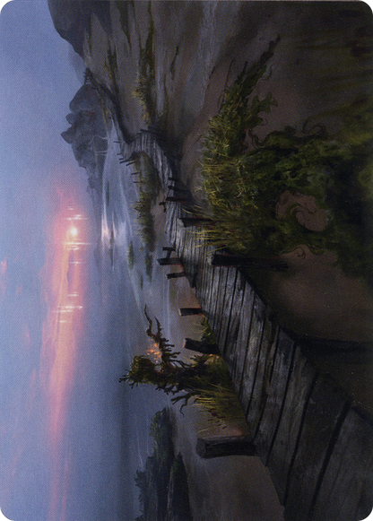 Deserted Beach // Deserted Beach (AMID-071) - Midnight Hunt Art Series (Borderless) Foil