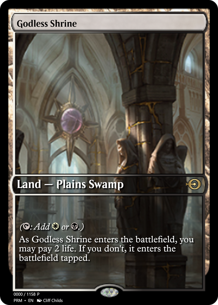 Godless Shrine (PRM-72305) - Magic Online Promos Foil