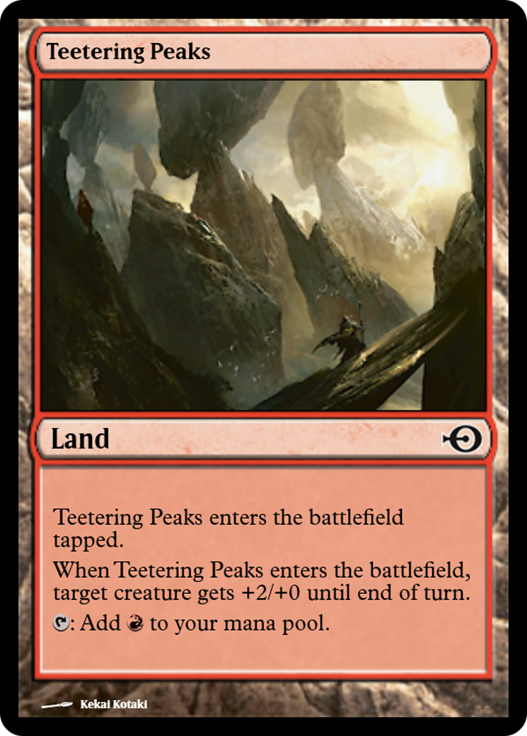 Teetering Peaks (PRM-41654) - Magic Online Promos Foil