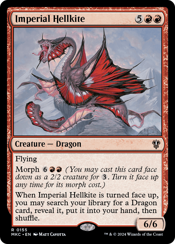 Imperial Hellkite⁣ - Commander: Murders at Karlov Manor⁣ (Rare)⁣ [155]