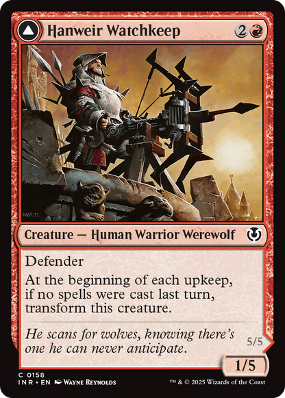 Hanweir Watchkeep // Bane of Hanweir (INR-158) - Innistrad Remastered