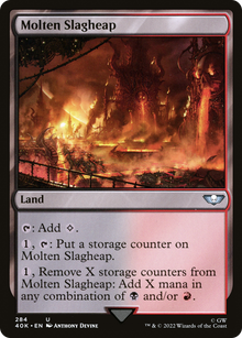 Molten Slagheap⁣ - Universes Beyond: Warhammer 40,000⁣ (Uncommon)⁣ [284]