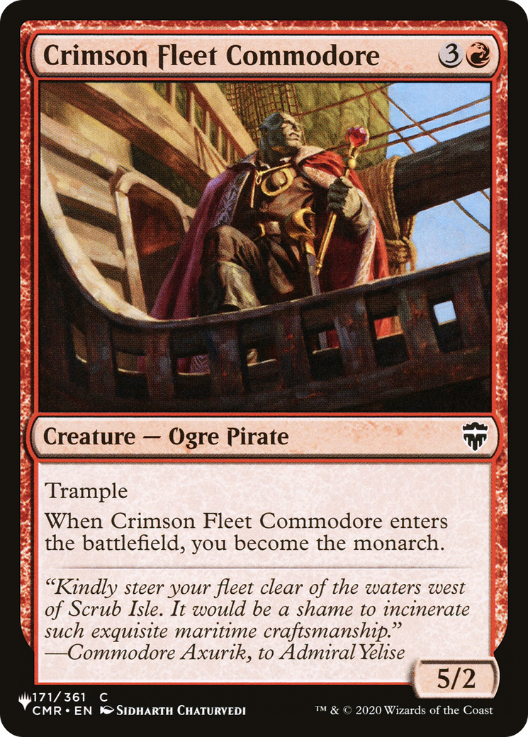 Crimson Fleet Commodore (LIST-CMR-171) - The List