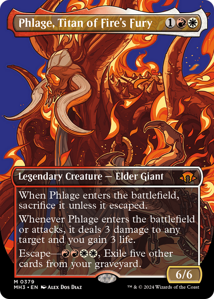 Phlage, Titan of Fire's Fury (V.1)⁣ - Modern Horizons 3: Extras⁣ (Mythic)⁣ [379]
