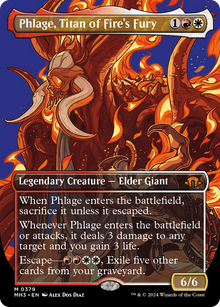 Phlage, Titan of Fire's Fury (V.1)⁣ - Modern Horizons 3: Extras⁣ (Mythic)⁣ [379]