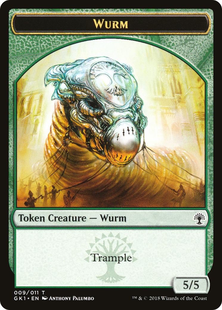 Saproling // Wurm Double-Sided Token (GR1-009) - GRN Guild Kit Tokens