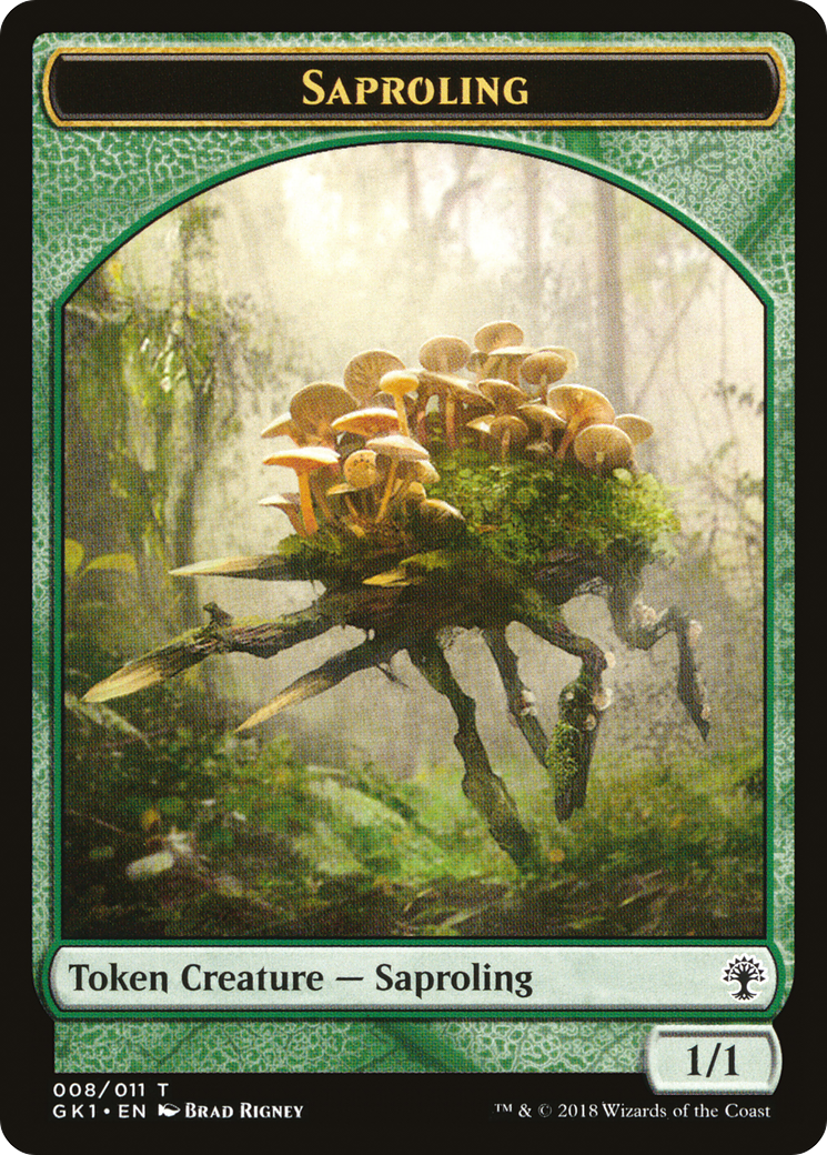 Saproling // Wurm Double-Sided Token (GR1-009) - GRN Guild Kit Tokens